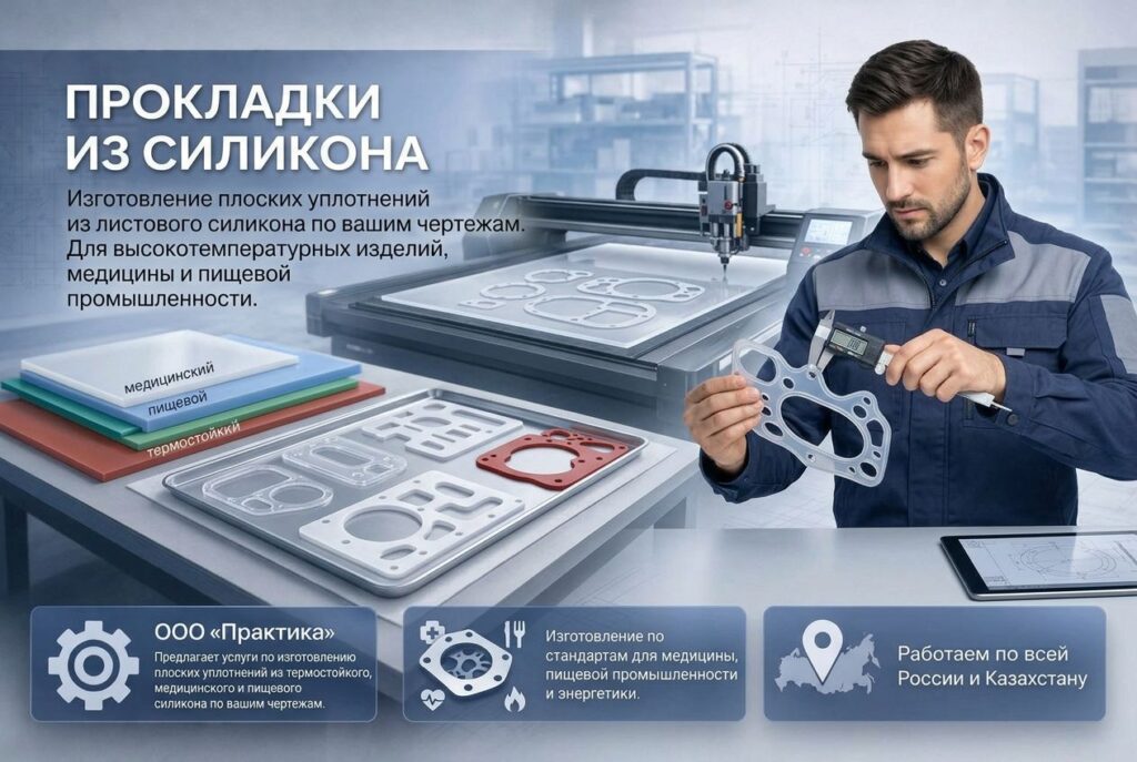 изготовление прокладок из силикона